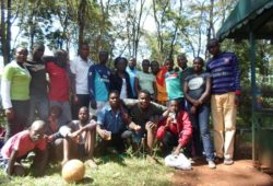 FAFU youth at Arboratum forest